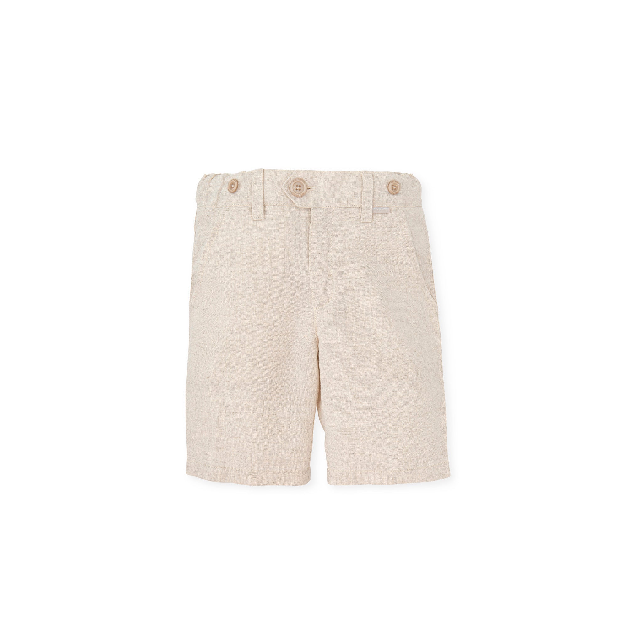 Tutto Piccolo Linnen short beige